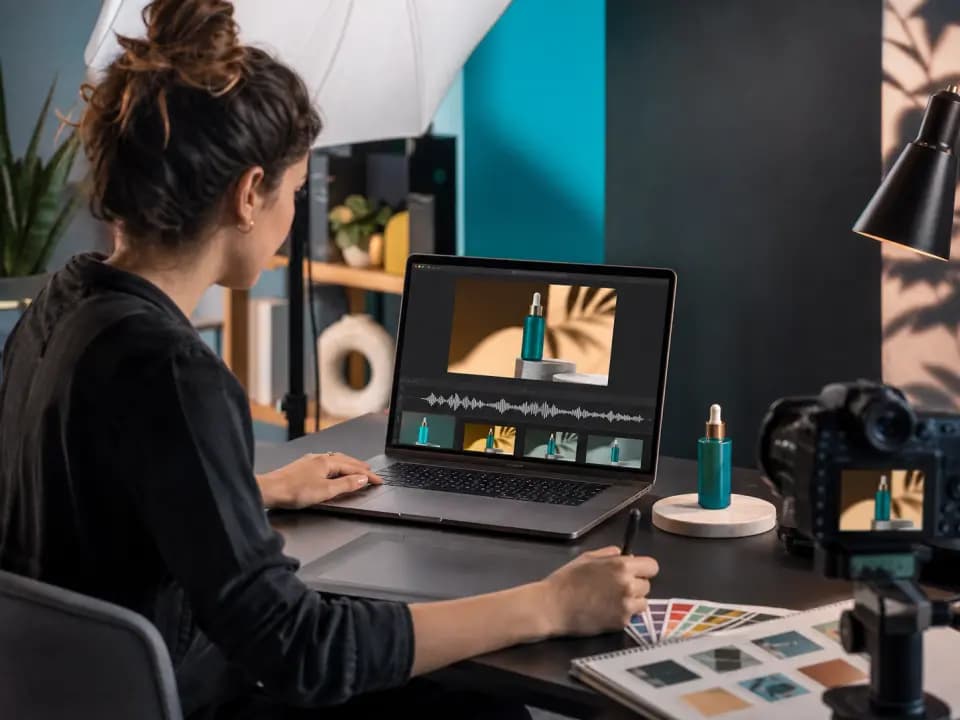 Product ads AI voiceover workflow